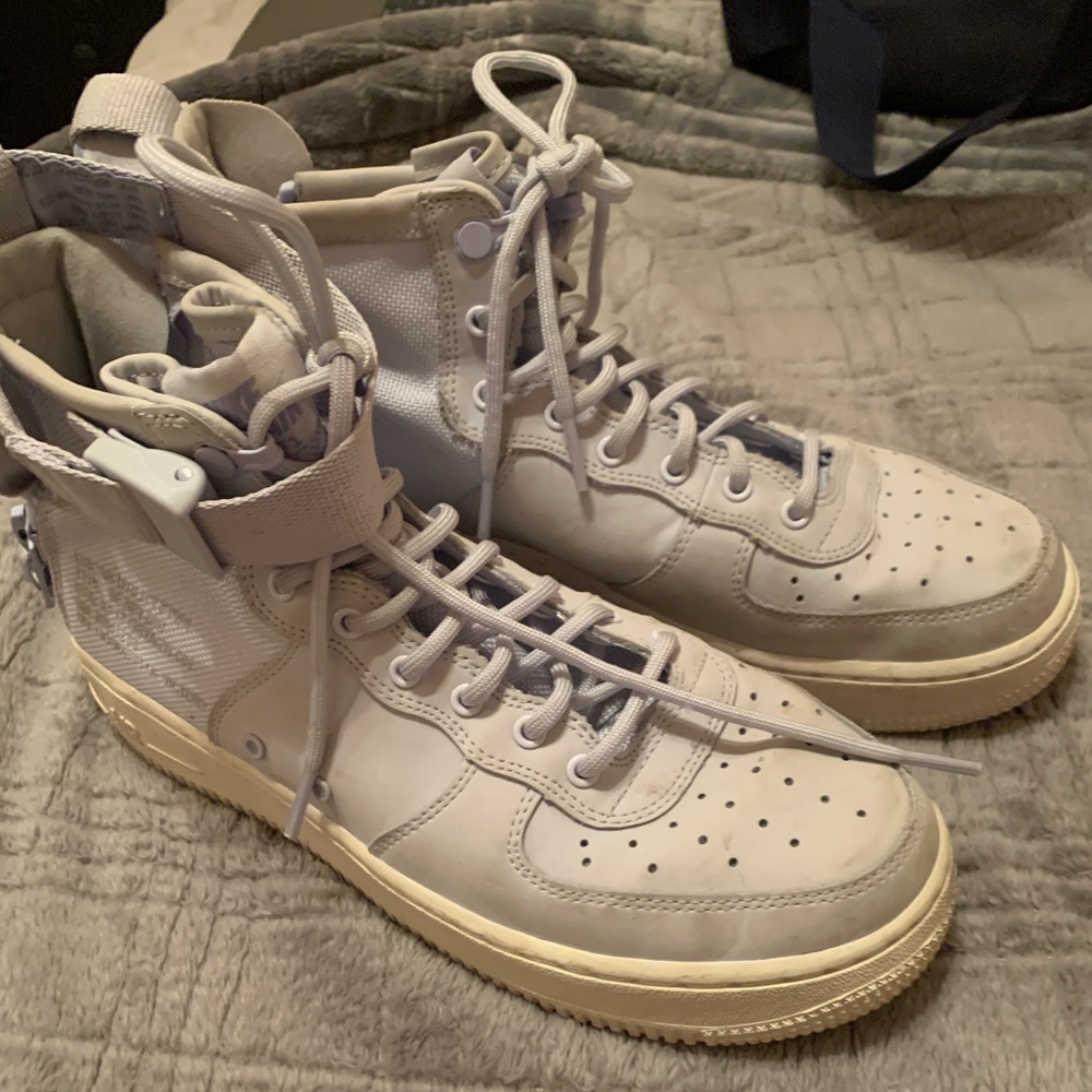 Purple Nike Air Force 1 w/ Strap AF1